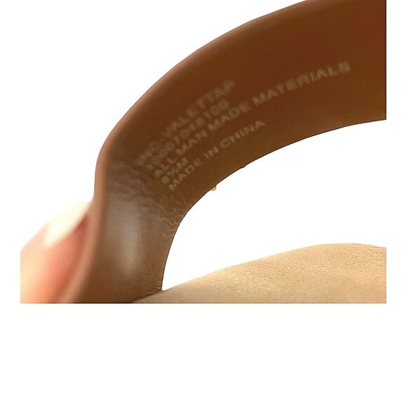 INC Espadrille Sandal Womens Size 8.5 Brown Ankle Buckle M Valet Tap - Picture 10 of 11